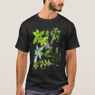 Kruiden Typen Planten T-shirt