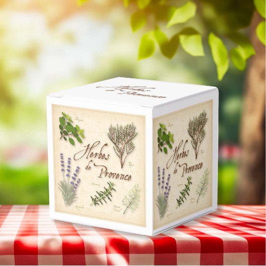 Kruiden uit de Provence Favor Box Bedankdoosjes