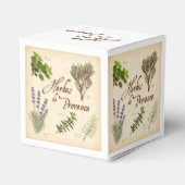 Kruiden uit de Provence Favor Box Bedankdoosjes (Achterkant)