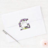 Kruiden Valeriaan Bloem Slaperige Tijd Blank Vierkante Sticker (Envelop)