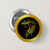 KRUIDEN VAN DORNEN RONDE BUTTON 5,7 CM (Voorkant /achterkant)