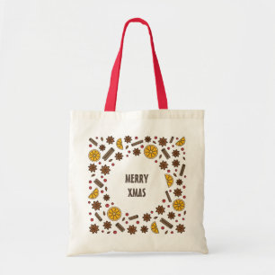 kruiden van feestdagen voor de winter Merry Xmas Tote Bag