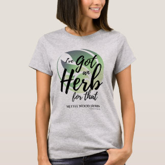 Kruiden voor die Logo T-shirt met penseelstreek