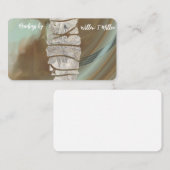 Kruiden, Witte Salie, Genezer, Reiki, Visitekaartj Visitekaartje (Voorkant / Achterkant)