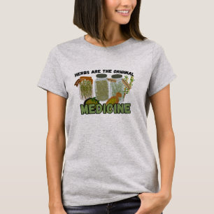 Kruiden zijn medicijn tee t-shirt