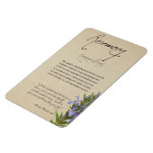 Kruidenapotheek: Rosemary | Magneet (Linkerzijde)