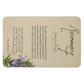 Kruidenapotheek: Rosemary | Magneet (Horizontaal)