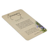 Kruidenapotheek: Rosemary | Magneet (Rechterzijde)