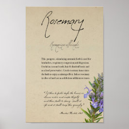 Kruidenapotheek: Rosemary | Tall-Poster Poster