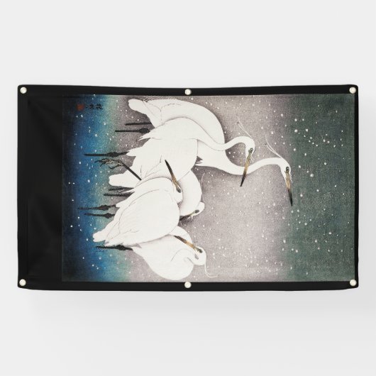 KRUIDENBanner IN SNEEUW JAPANS Spandoek (Horizontaal)