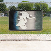 KRUIDENBanner IN SNEEUW JAPANS Spandoek (Insitu)