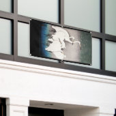 KRUIDENBanner IN SNEEUW JAPANS Spandoek (Buitenkant Gebouw)