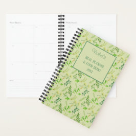 Kruidenbladeren - Groen Gepersonaliseerd Voedselda Planner