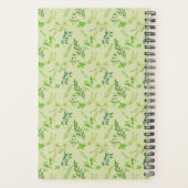 Kruidenbladeren - Groen Gepersonaliseerd Voedselda Planner (Achterkant)