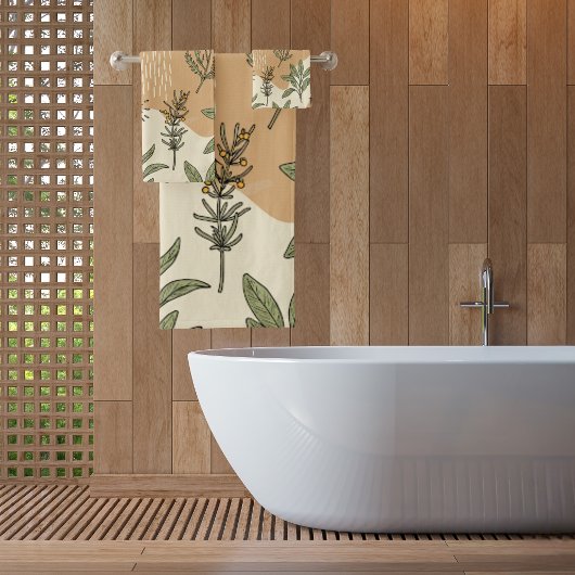 Kruidenbloemen Bad Handdoek