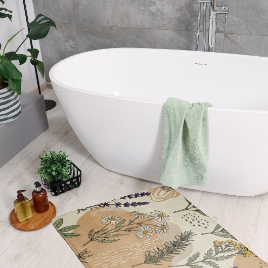 Kruidenbloemen Badmat