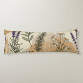 🌿 Kruidenbloemen Body Pillow Lichaamskussen (Achterkant)