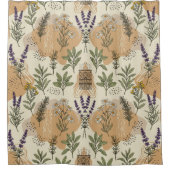 Kruidenbloesems Douchegordijn (Voorkant)