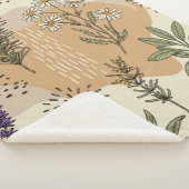 Kruidenbloesems Sherpa Blanket Deken (3/4)