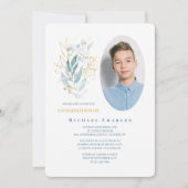 Kruidenboeket Foto Uitnodiging (Voorkant)