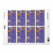 Kruidencalendula en kamille thee productetiketten etiket (Full Sheet)