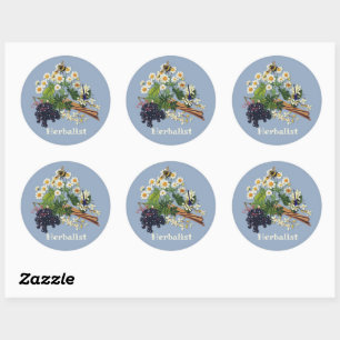 Kruidendokter Koortsbloem Bloemen Vlierbes Ronde Sticker