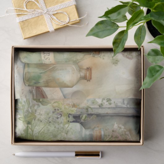 Kruidenflessen Tissuepapier (Geschenk)