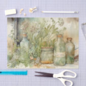 Kruidenflessen Tissuepapier (Craft)