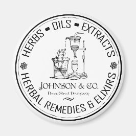  kruidengeneesmiddelen Farmhouse Shabby Chic Magneet