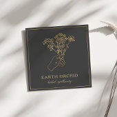 Kruidengeneesmiddelen + Floral Apothecary Gold Squ Vierkante Visitekaartje