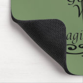 Kruidengenezer groene heks magie natuurlijke genee muismat (Hoek)