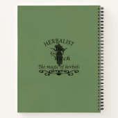 Kruidengenezer groene heks magie natuurlijke genee notitieboek (Achterkant)