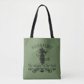 Kruidengenezer groene heks magie natuurlijke genee tote bag (Voorkant)