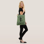 Kruidengenezer groene heks magie natuurlijke genee tote bag (Op model)