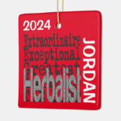 Kruidenhandelaar Buitengewoon DOUANE Keramisch Ornament (Links)