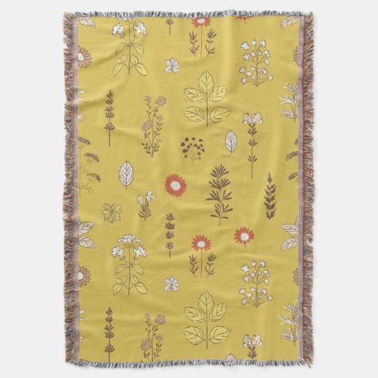 kruidenharmonie deken (Voorkant Verticaal)