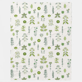 kruidenharmonie fleece deken