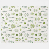 kruidenharmonie fleece deken (Voorkant (Horizontaal))