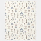 Kruidenharmonie Gedempte Nevel Fleece Deken (Voorkant)