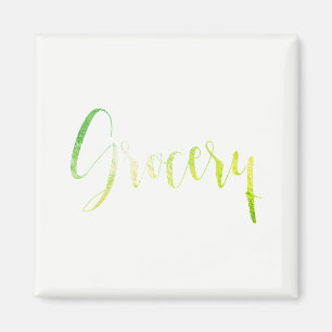 Kruidenier Groen Blad Zwart Planner Home Kantoor W Magneet