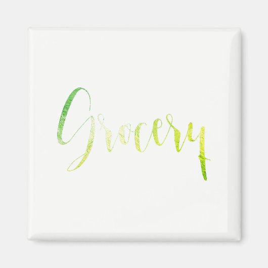 Kruidenier Groen Blad Zwart Planner Home Kantoor W Magneet (Voorkant)