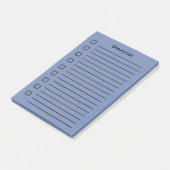 Kruidenier lijst Blauwe Sticky Notes 2e editie (Schuin)