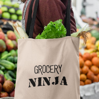 Kruidenier Ninja Grappige Kruidenier Gift Tote Bag