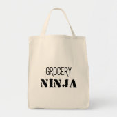 Kruidenier Ninja Grappige Kruidenier Gift Tote Bag (Voorkant)