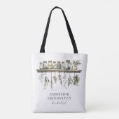 Kruidenier Waterverf Tote Bag (Achterkant)
