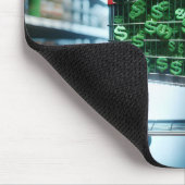 Kruidenier winkelwagen in een winkelganger muismat (Hoek)