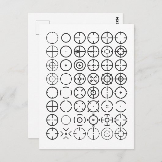 ⌖ kruidenierskruis briefkaart (Voorkant / Achterkant)