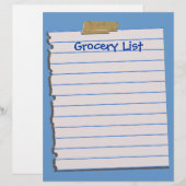 Kruidenierslijst (Voorkant / Achterkant)