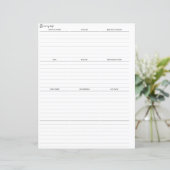 Kruidenierslijst Planner invoegen pagina's (Staand voorkant)