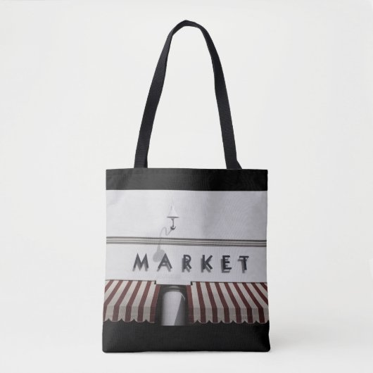 Kruideniersmarkt Tote Bag (Voorkant)